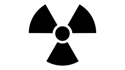 Radiation symbol warns of potential danger from hazardous radioactive materials. © Adam