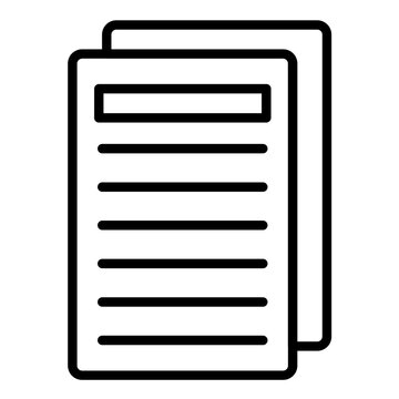 Duplicate Documents vector icon. Can be used for Online Marketing iconset.