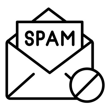 Spam Email vector icon. Can be used for Security iconset.