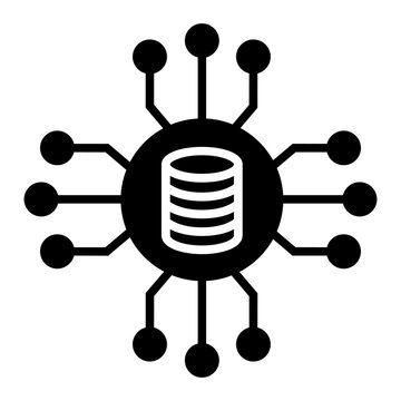 Hosting provider icon vector. Web hosting service illustration sign collection. Server hosting symbol. Hosting company logo or mark.