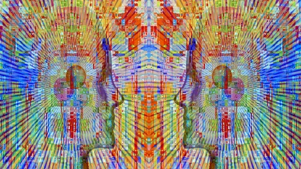 Abstract digital art  of Artificial Intelligence © T.C.