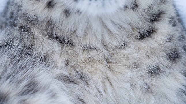 Snow leopard fur