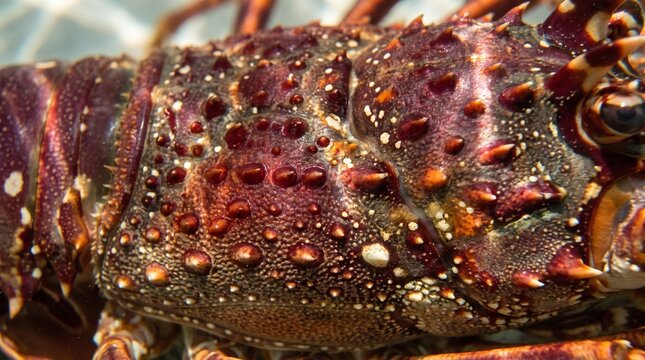 Spiny lobster shell