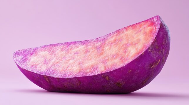Sweet potato,Bakery menu with Ube frosting texture background,whipped cream,PopularTrendy Purple Coffee Shop,plant based recipes,sweet potato,superfood,menu and banner,Healthy and wellness concept.