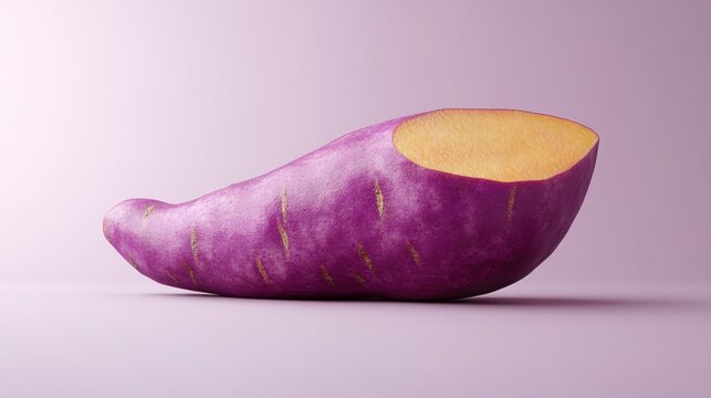 Sweet potato,Bakery menu with Ube frosting texture background,whipped cream,PopularTrendy Purple Coffee Shop,plant based recipes,sweet potato,superfood,menu and banner,Healthy and wellness concept.