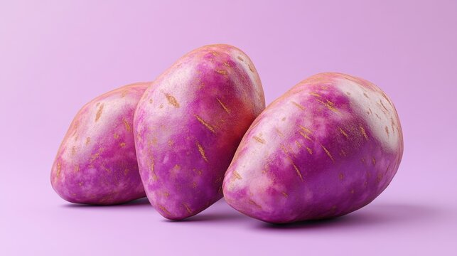 Sweet potato,Bakery menu with Ube frosting texture background,whipped cream,PopularTrendy Purple Coffee Shop,plant based recipes,sweet potato,superfood,menu and banner,Healthy and wellness concept.