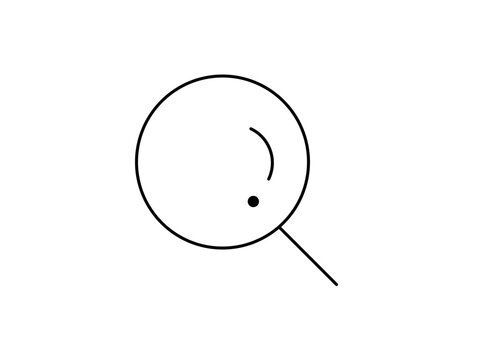 検索 アイコン  / Search Icon &ndash; 虫眼鏡・探す・拡大のシンボル