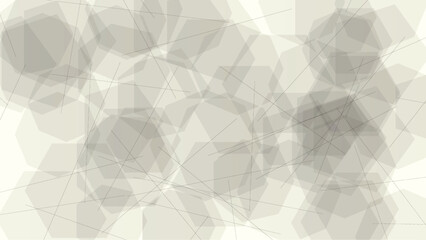 Abstract translucent polygon mesh with overlapping geometric shapes and connected line network creating a modern minimalist vector background   © Robert Hoek 