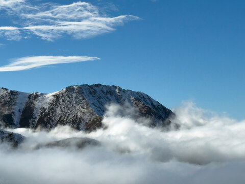 Views of Chimbulak, in the Zailiisky Alatau mountain range, Kazakhstan
