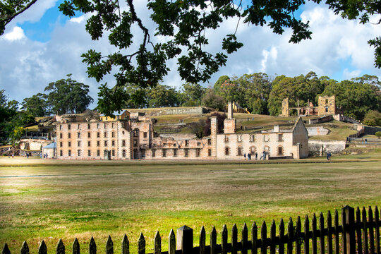 The Penitentiary Building in Port Arthur Convict Site - Tasmania