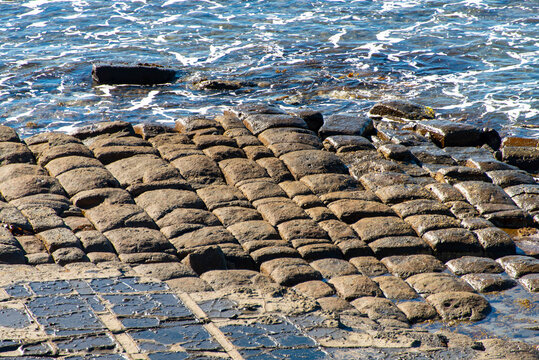 Tessellated Pavement in Tasmania - Australia