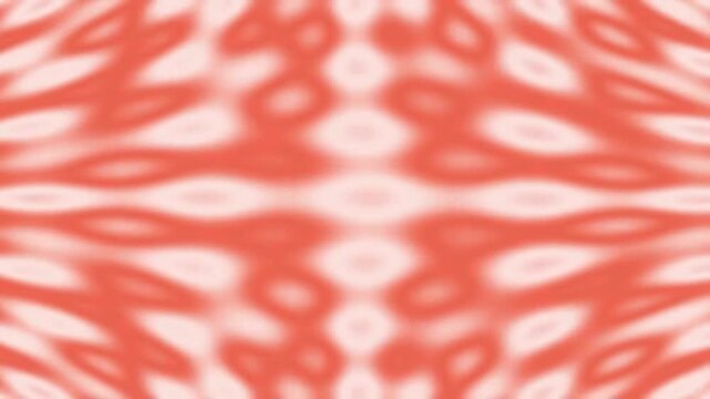 Abstract Visual Pattern Moving and Morphing in Soft Pink Tones