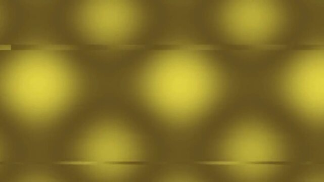 Abstract Yellow Pattern Forming Circles in Bright Soft Glow