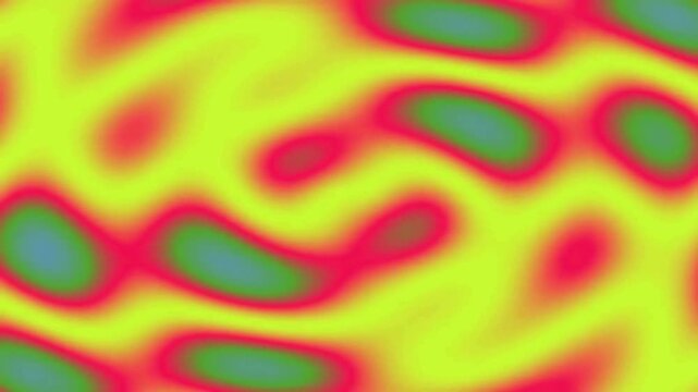 Colorful Abstract Swirling Patterning in Bright Fluid Motion