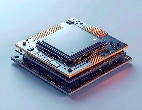 Chiplet Packaging Semiconductor Technology Concept