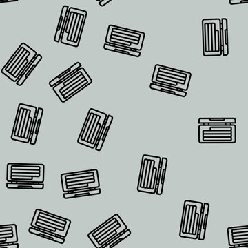 orthodontic wax orthodontist line seamless pattern orthodontic wax orthodontist thin line illustration
