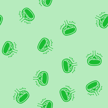 cystitis urology glyph vector seamless pattern. cystitis urology thin illustration
