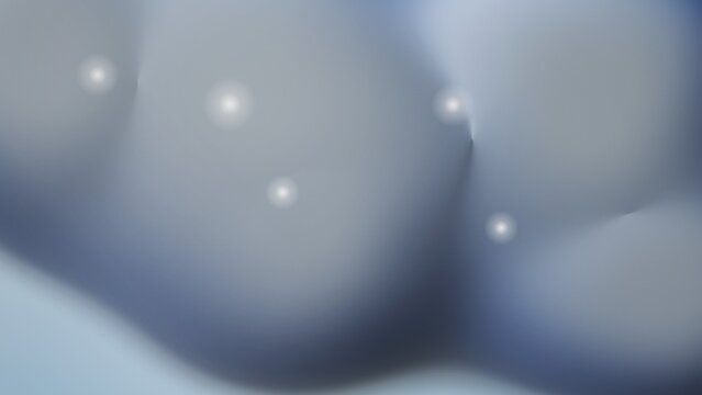 Abstract Blue and Gray Gradient with Light Orbs