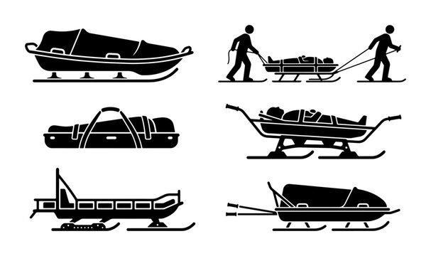 Winter Rescue Sleds, Medical Transport Stretchers, Snow Evacuation Equipment, Emergency Medical Services