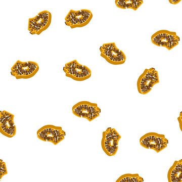 hypertrichosis skin disease isometric seamless pattern. hypertrichosis skin disease sign illustration