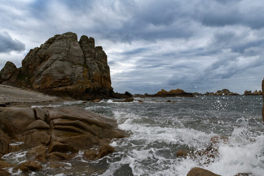 Joli paysage de la c&ocirc;te bretonne