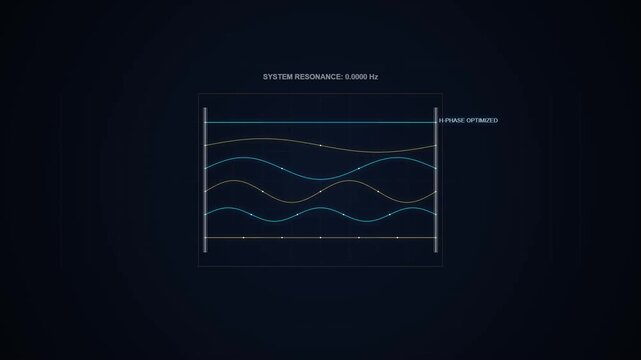 Scientific visualization of oscillating standing waves on a digital graph
