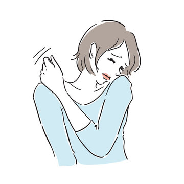 辛い肩凝りに悩む大人の女性