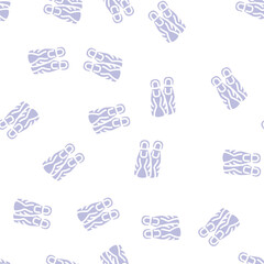 flippers for diving glyph vector seamless pattern. flippers for diving signthin illustration © sevector