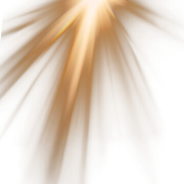 Golden light rays bursting from bright center against dark black background, dramatic sunbeam effect with warm amber glow