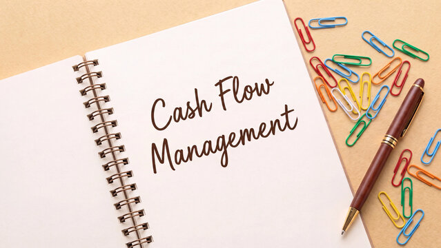 Cash flow management framework for business finance planning tracking income and expenses and organizing financial operations strategy