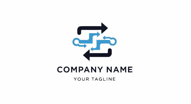 Business partnership exchange and connection.