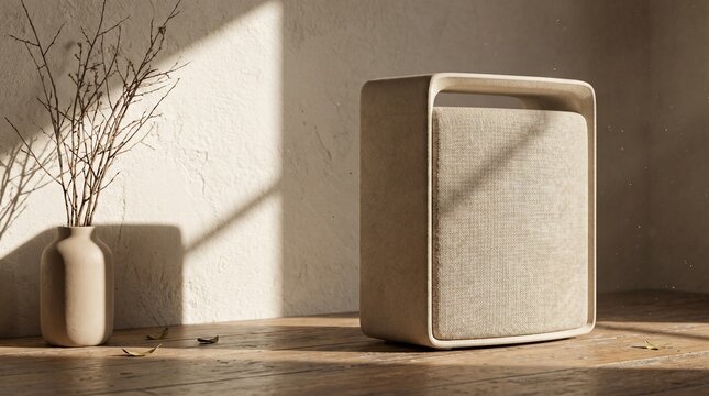 Product Led Japanese Interior Corner With Domestic Air Purifier