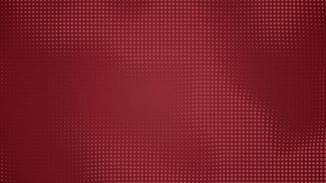 Abstract green halftone dot wave pattern motion background loop red