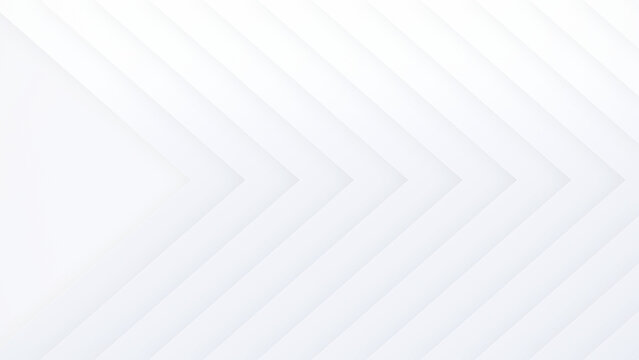 Clean white abstract chevron pattern representing direction, efficiency, and modern design principles