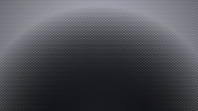 Abstract monochrome halftone gradient pattern symbolizing modern digital structure and minimalist geometric progress design