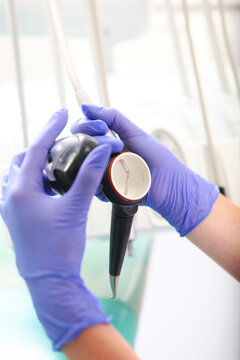 An effective method of oral hygiene. Sandblasting teeth cleaning. Effect of thin stream of air with abrasive particles on teeth. Aesthetics of smile. Prevention of dental diseases.