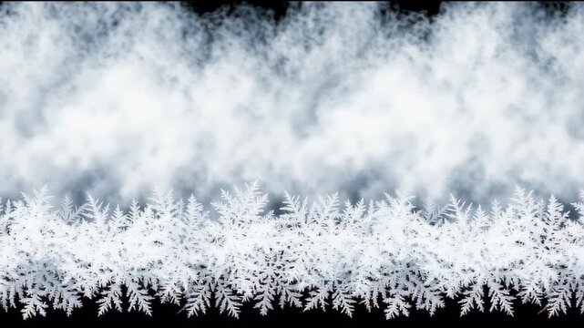 White snow falling gently winter overlay background, abstract motion background for modern creative design projects