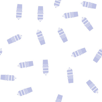 water bottle glyph vector seamless pattern. water bottle signthin illustration