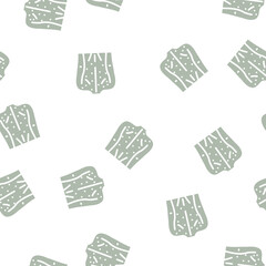 Fototapeta premium rash allergy pimples glyph vector seamless pattern. rash allergy pimples signthin illustration