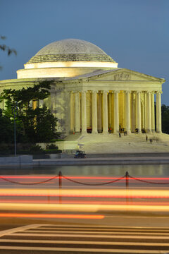 Jefferson Memorial at night - Washington D.C. United States of America