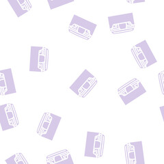 Fototapeta premium money in envelope glyph vector seamless pattern. money in envelope signthin illustration