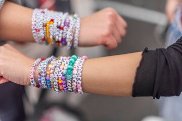 Fototapeta premium Taylor swift friendship bracelet 
