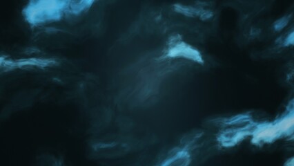 Abstract blue and black smoke or clouds © arofa