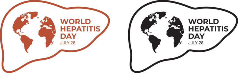 World hepatitis day awareness global health campaign july 28th illustration © MDMasud