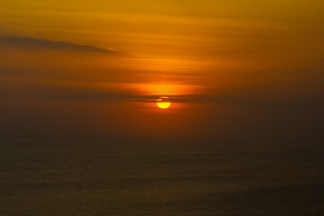 Fototapeta premium Calm sunset moment above the ocean