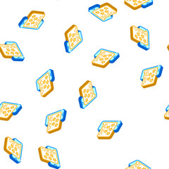 Fototapeta premium review of call center work isometric seamless pattern. review of call center work sign illustration