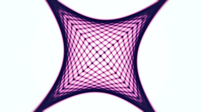 Warped Spacetime Lattice and Elastic Membrane Animation
