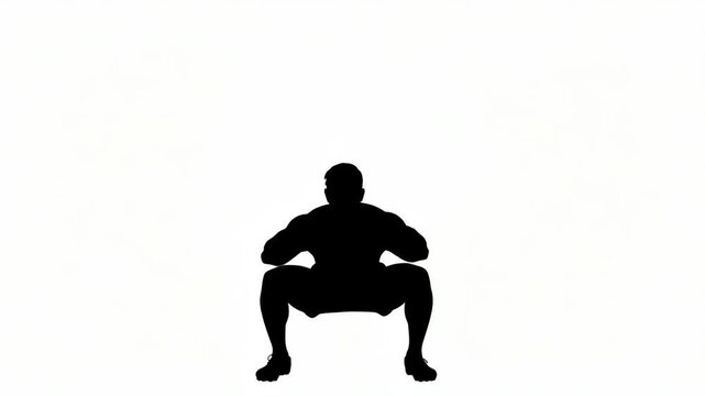 A man flexing his muscles and showing off his strength.
