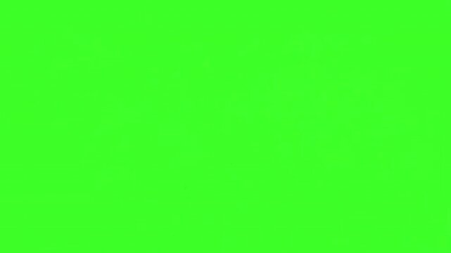 Green screen splash realistic water stream chroma key animation effect