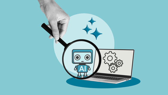 Human Oversight in Artificial Intelligence Concept Showing AI Monitoring, Human Review, Algorithm Supervision, Responsible Automation, AI Governance, Quality Control and Trustworthy Decision Making